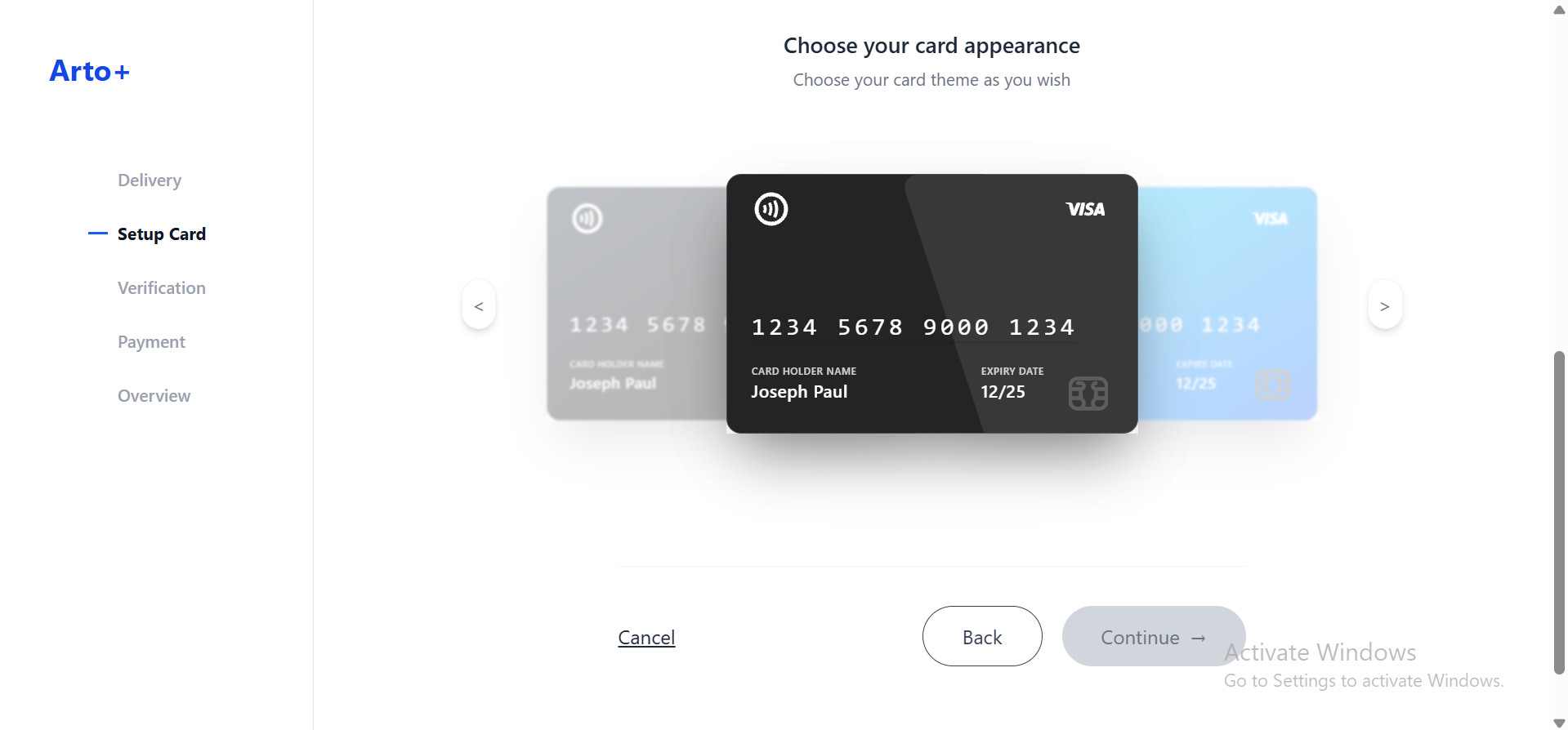 live-card Display